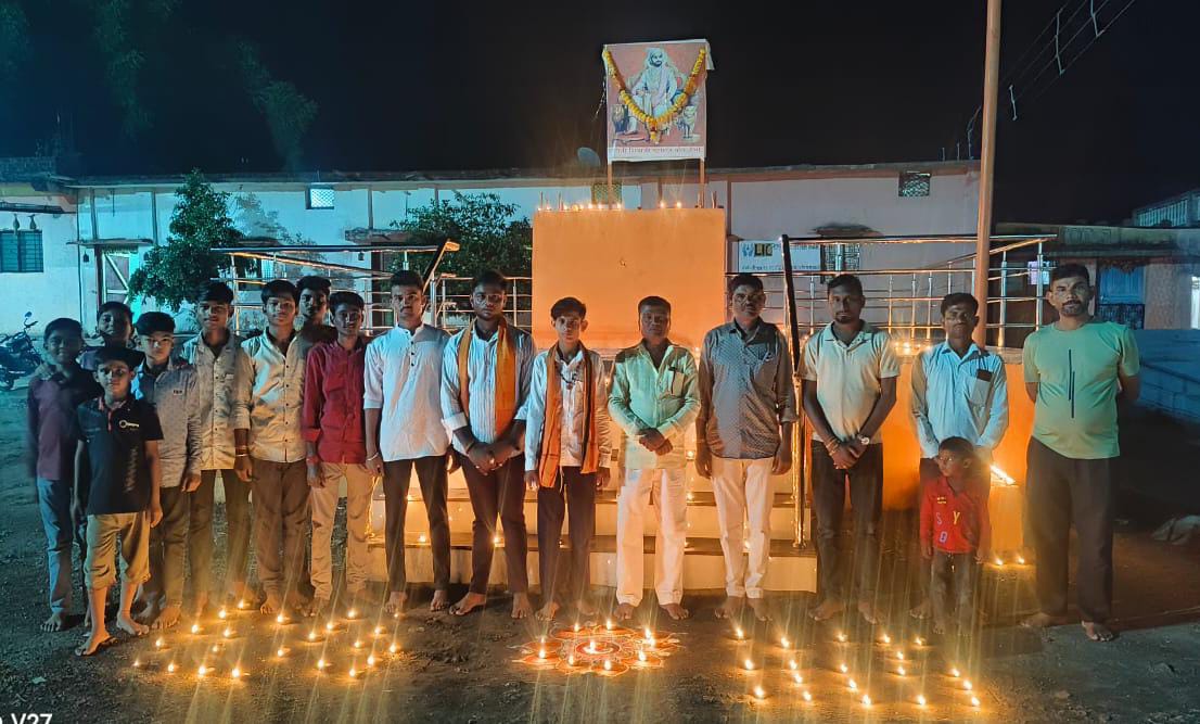 पहिला दिवा माझ्या राजाला, टेंभी येथिल छावा संघटनेचा उपक्रम.